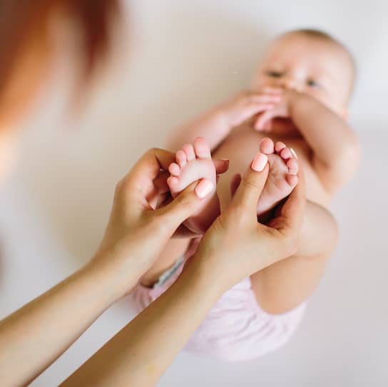 maman avec son bébé